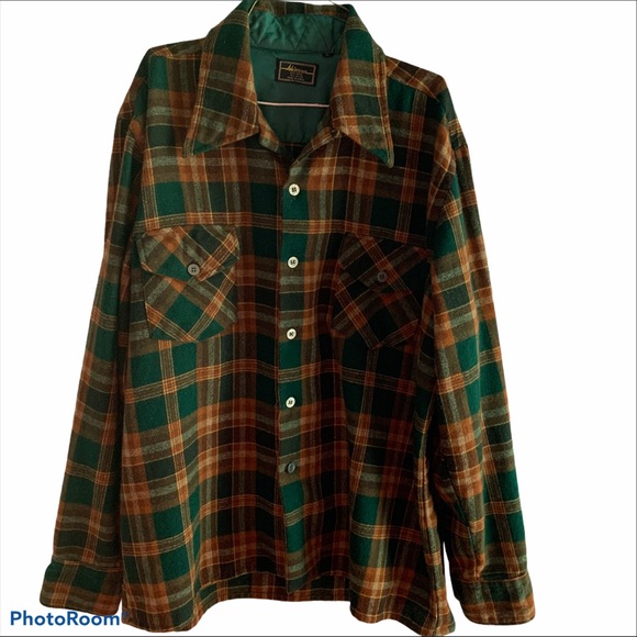 atkinson Other - Atkinson wool blend flannel button up shirt L